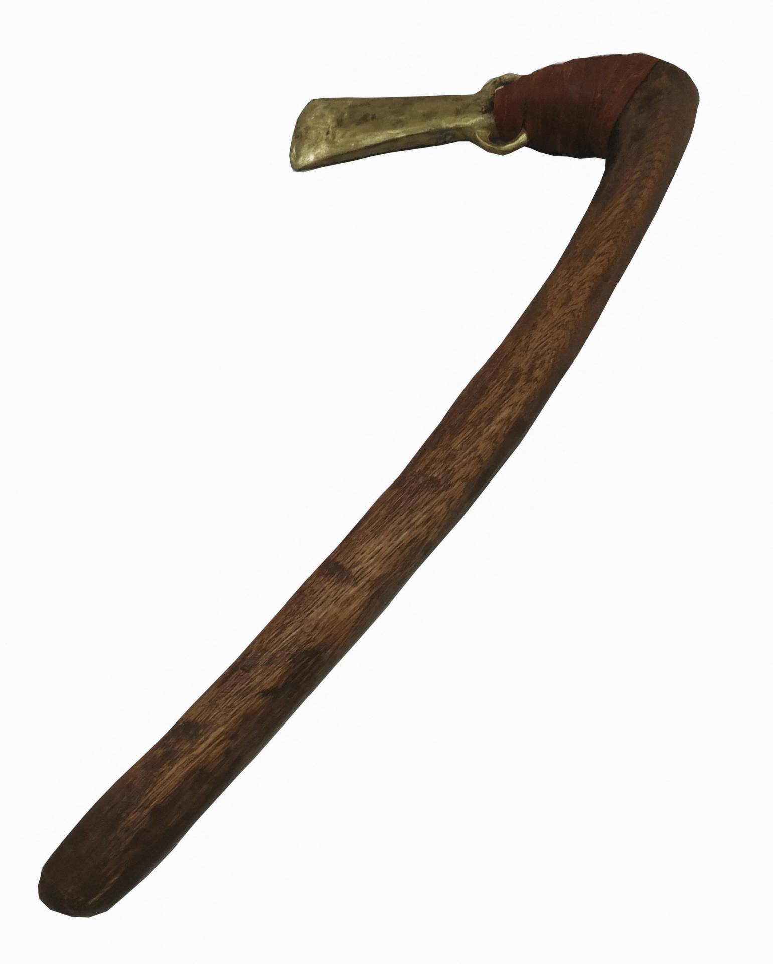 Reprodución de machado de bronce.